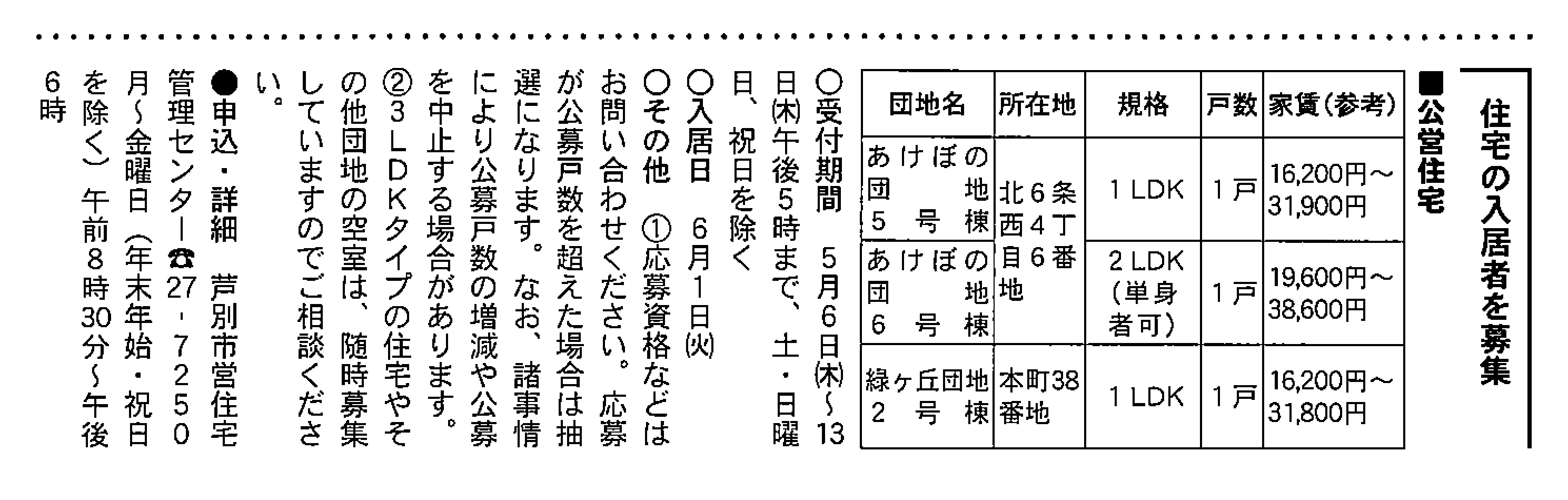 広報R3.5の写真(北海道芦別市)